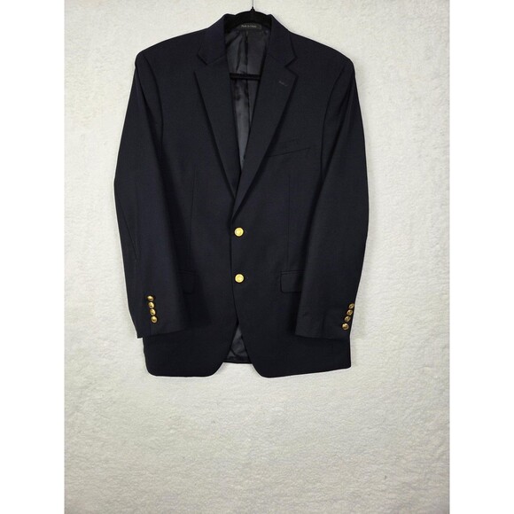 Lauren Ralph Lauren Other - Lauren Ralph Lauren Sport Coat Blazer 38R Blue Wool Blend Gold Button Classic